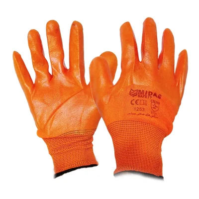 دستکش ژله ای نارنجی میداس midas
